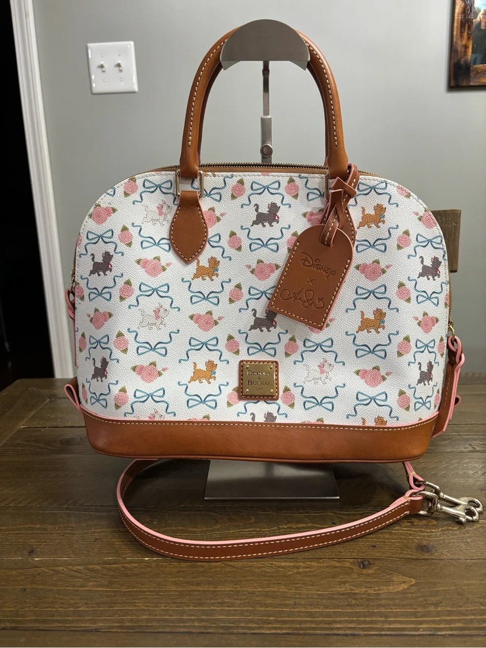Dooney & Bourke Disney x Ann Shen Aristocats Dome Satchel Bag